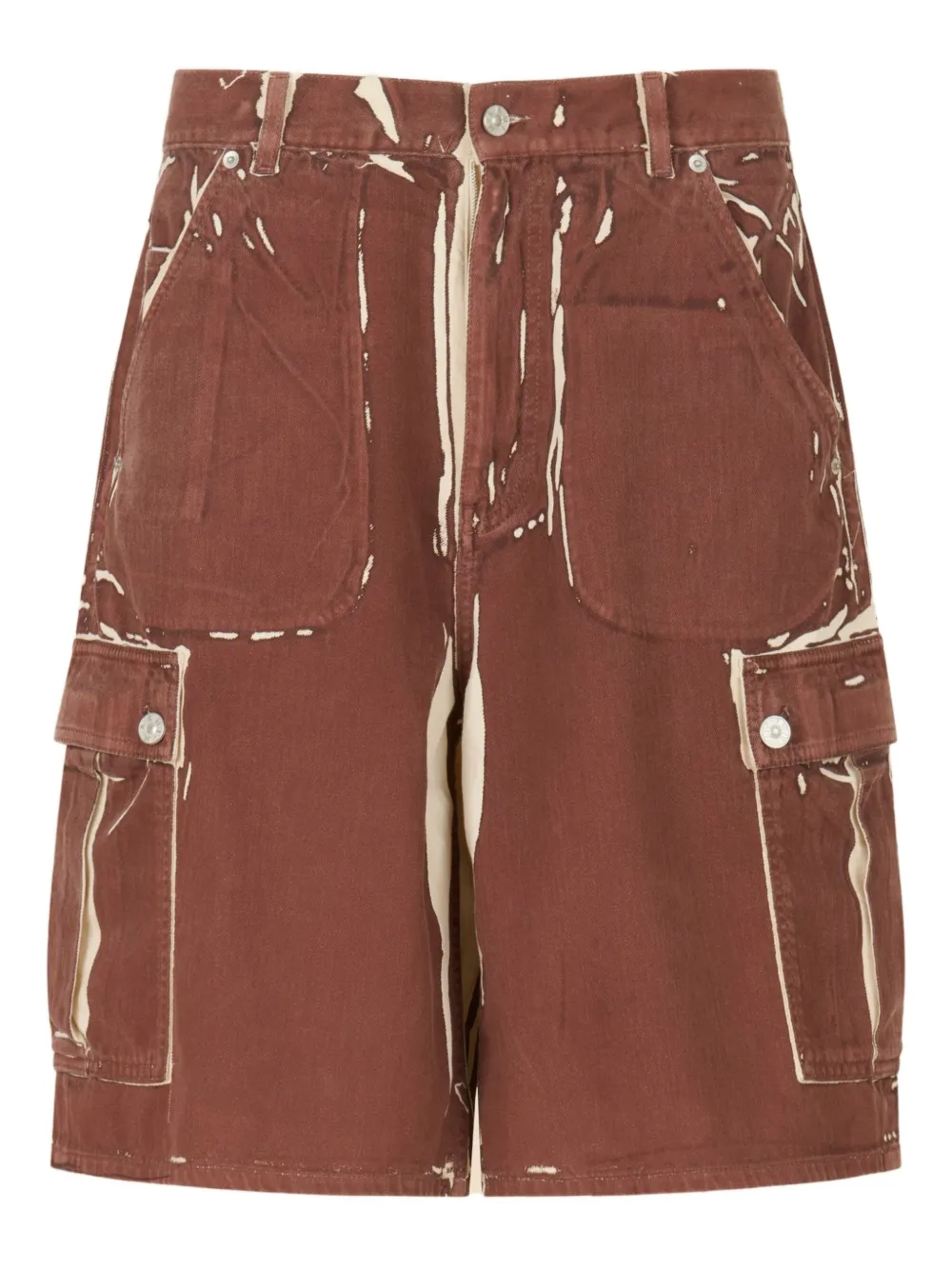 Brown shorts,front view