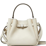 Tan bag, front view