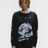 Black shirts worn by a person, showing the shirts fit