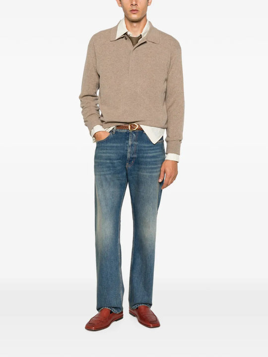 Tan top, full body view