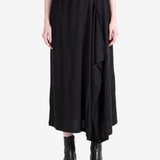 Black skirt, full body view