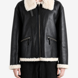 Black jacket, front view