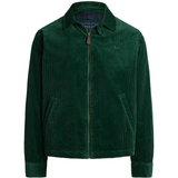 Green windbreaker, front view