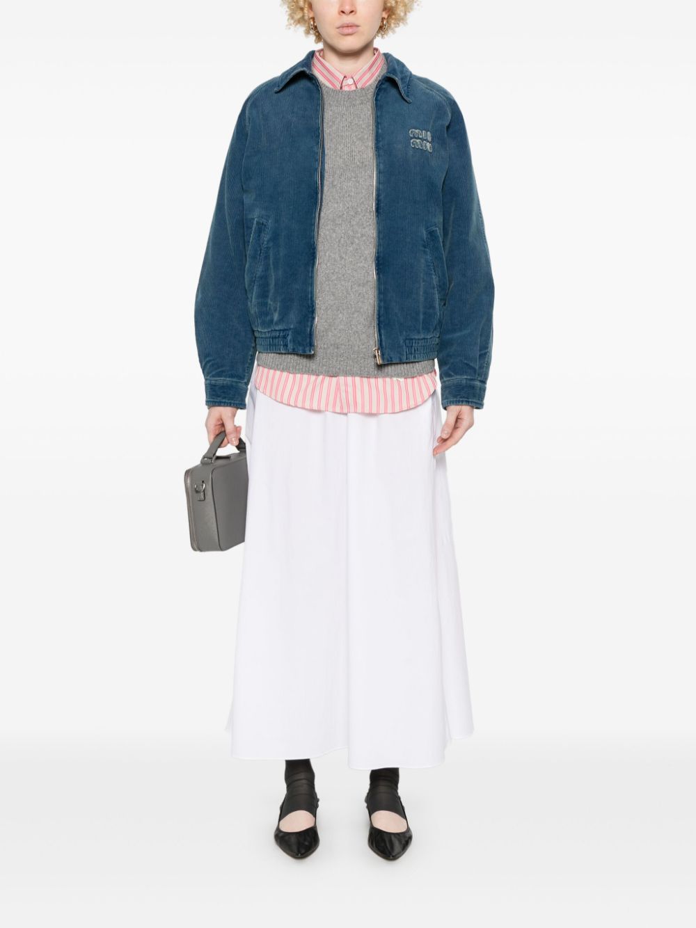 MIU MIU - Women Washed Corduroy Jacket