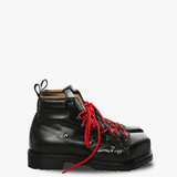 Black boots, front view