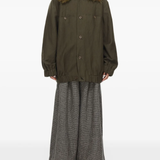 Brown jacket, full body view