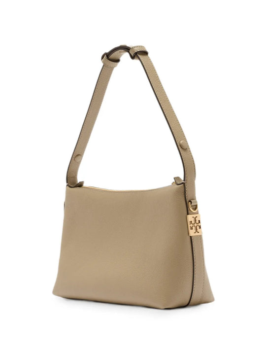 Tan bag, front view