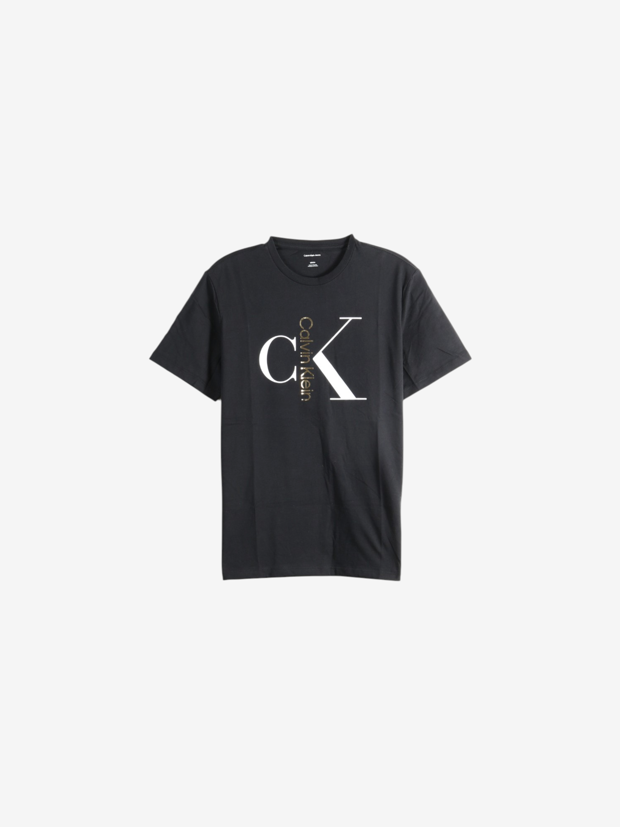 Black t-shirt, front view