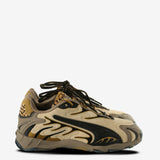 Brown sneaker , front view