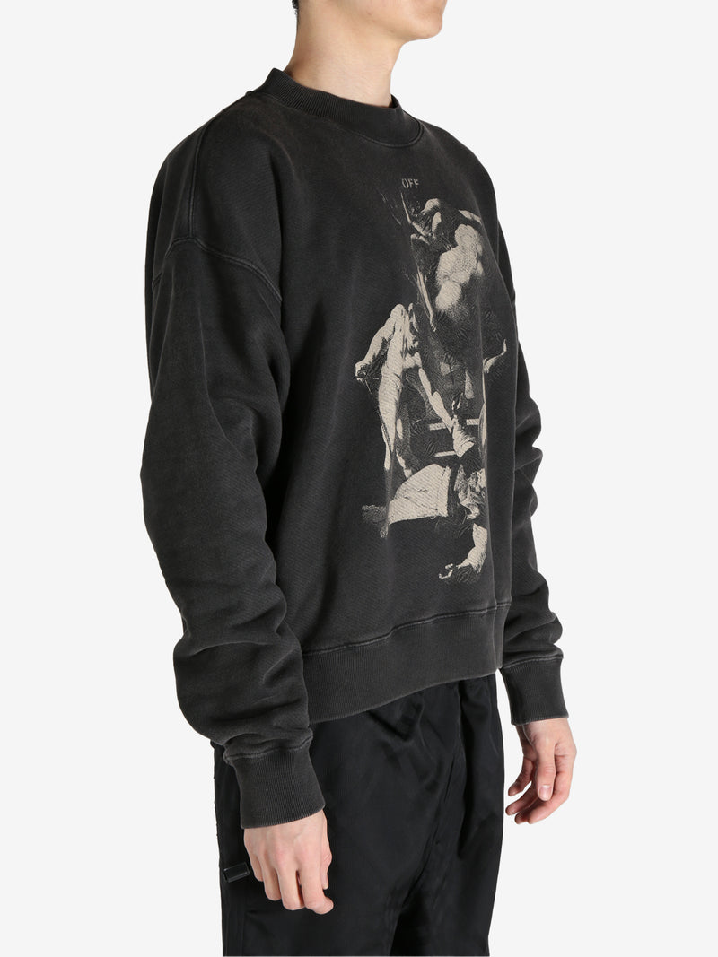 OFF WHITE - Men Martyrdom Skate Crewneck Sweatshirt