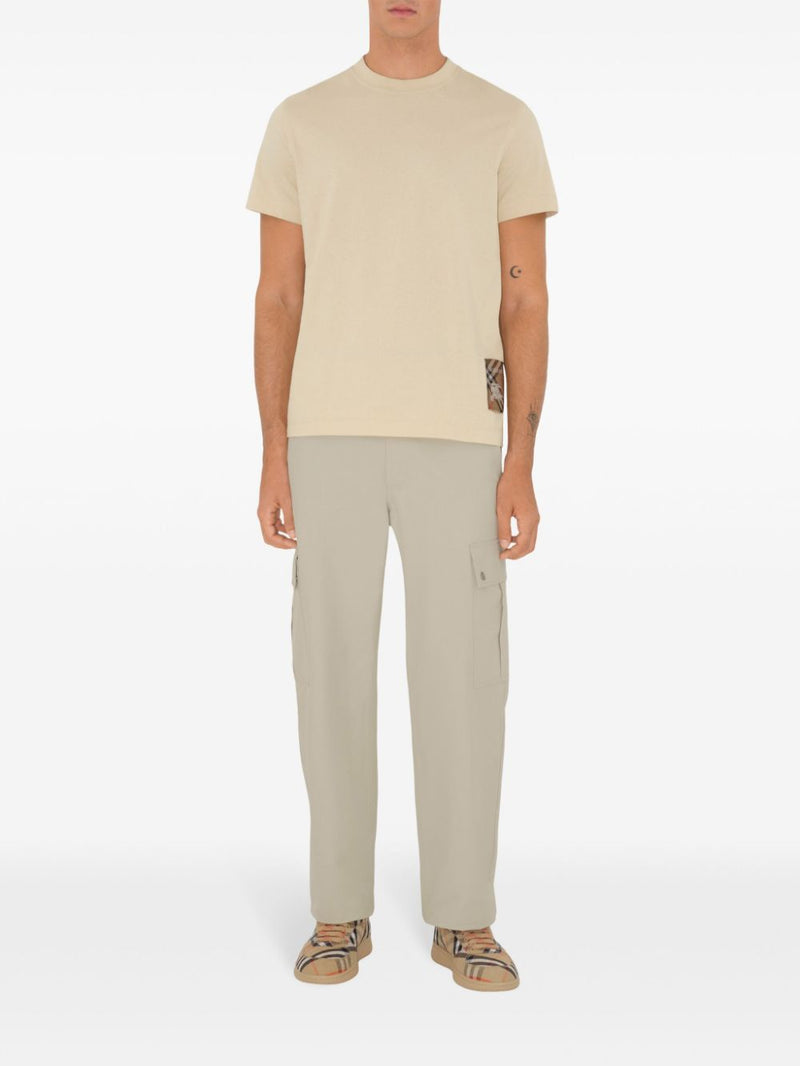 BURBERRY - Men Check Label T-shirt