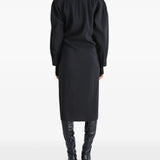 Black dress, full body view