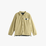 Tan jacket, front view
