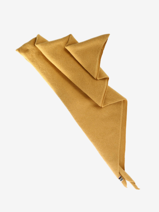 Tan scarf, front view