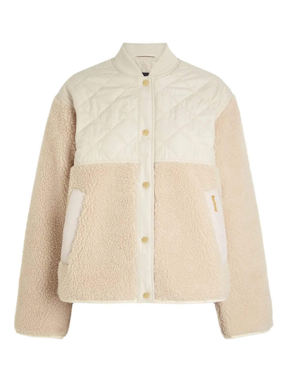 Tan jacket, front view