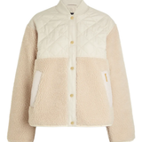 Tan jacket, front view