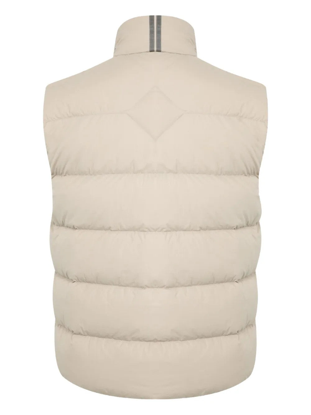 Tan jacket, back view
