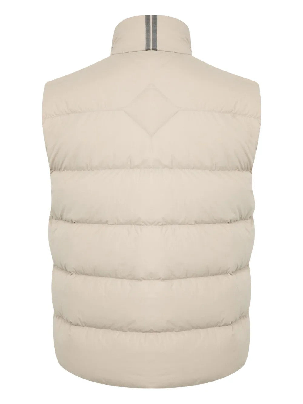 Tan jacket, back view