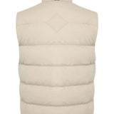 Tan jacket, back view