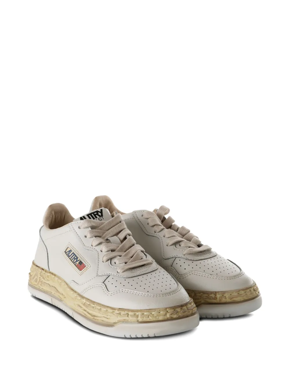 White shoes, side view