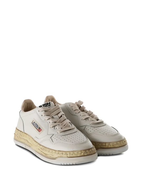 White shoes, side view