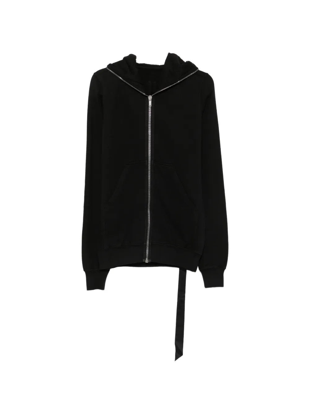 Black hoodie, front view