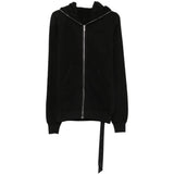 Black hoodie, front view
