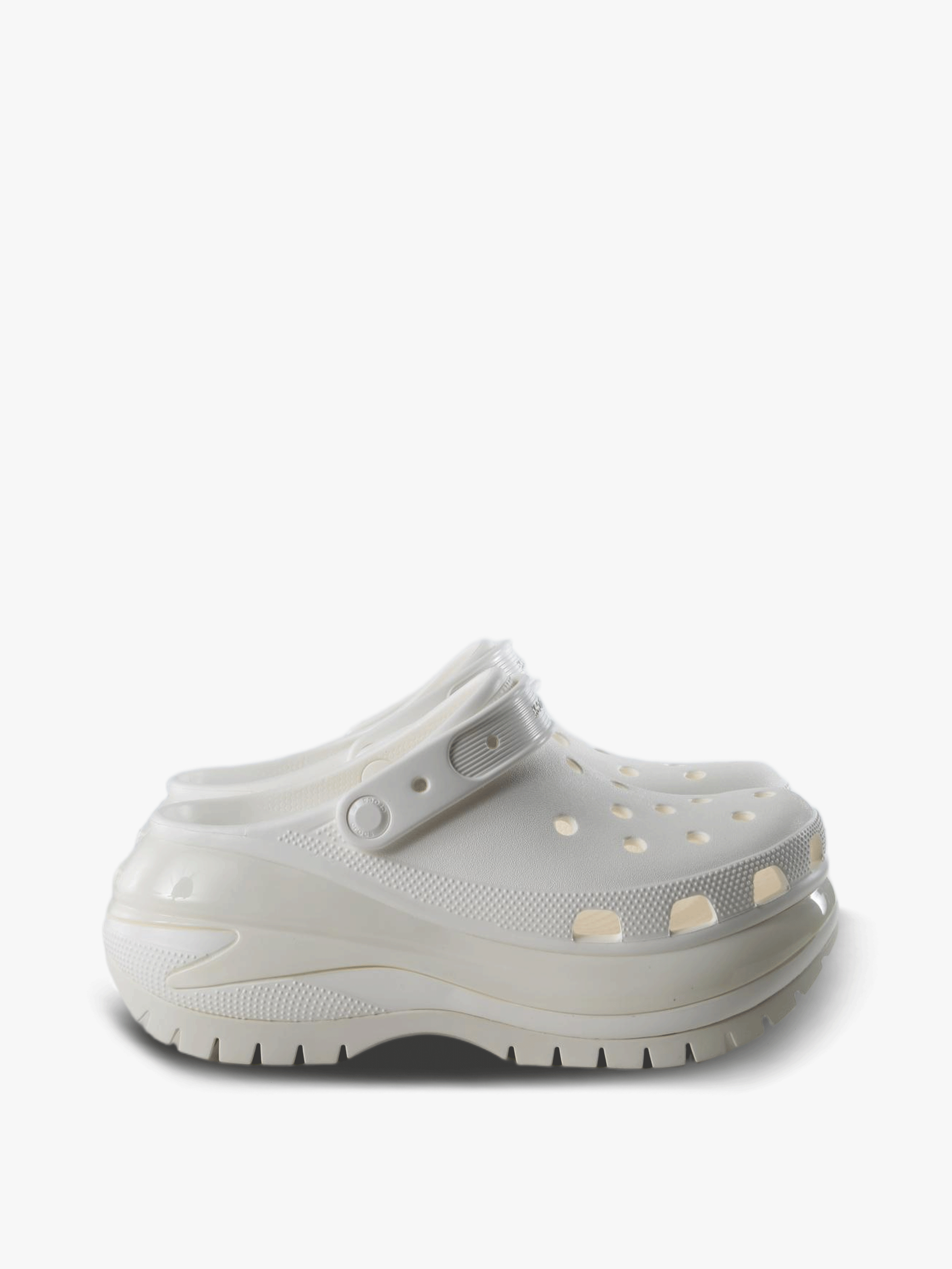 White shoes, side view