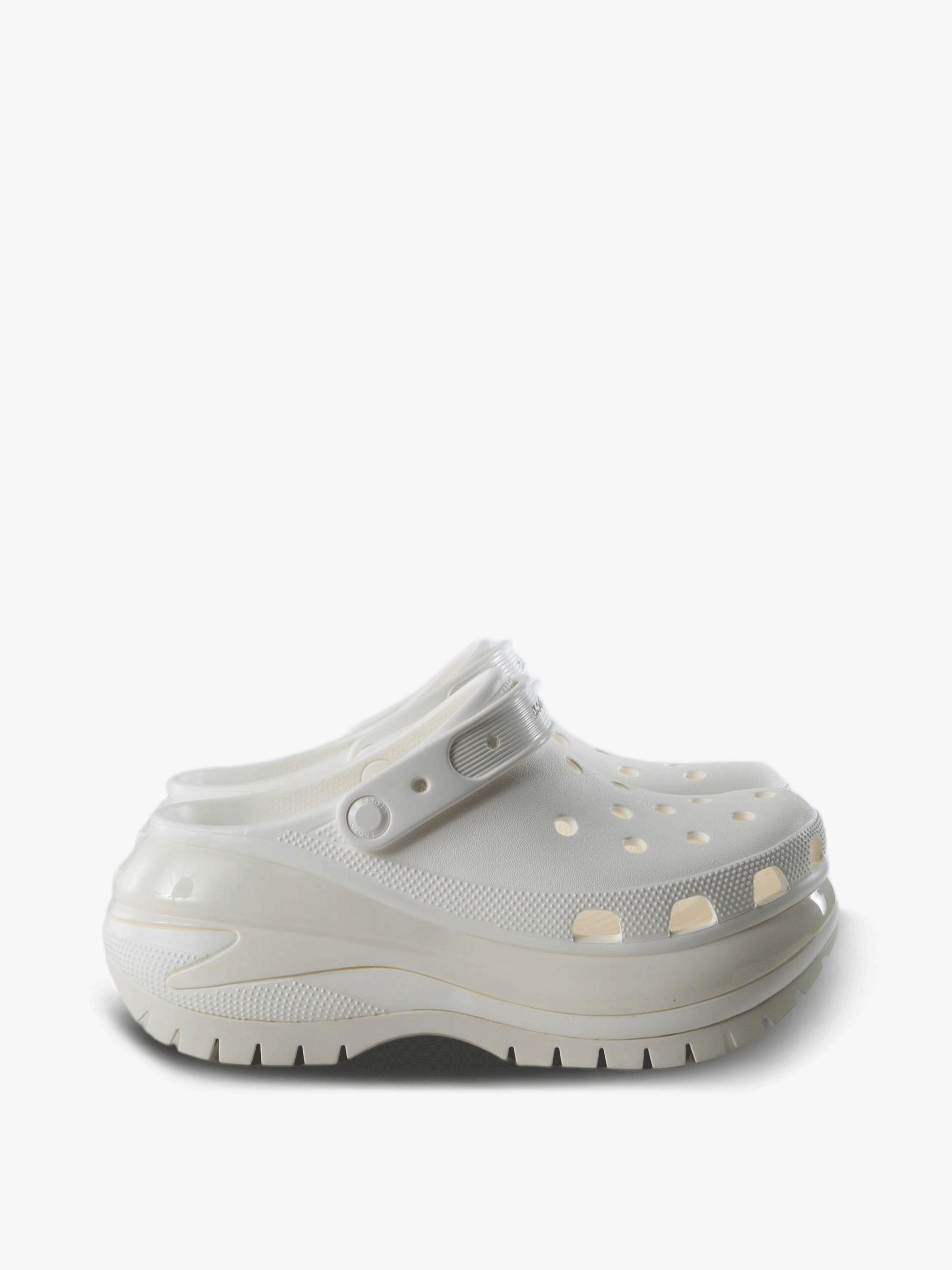 White shoes, side view