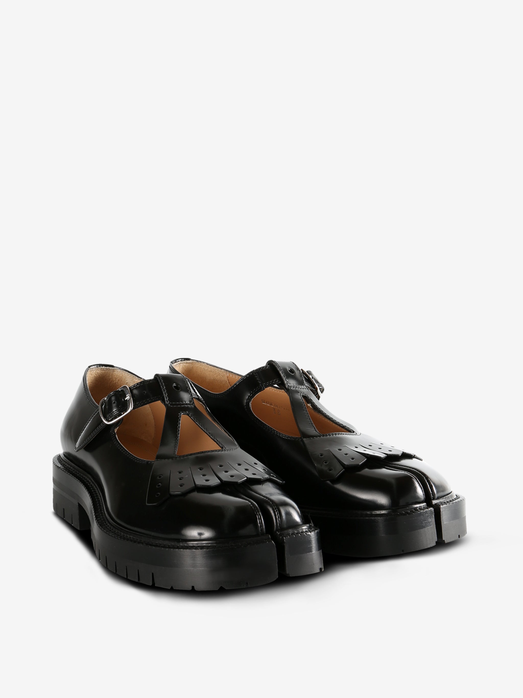 Black shoes,side view