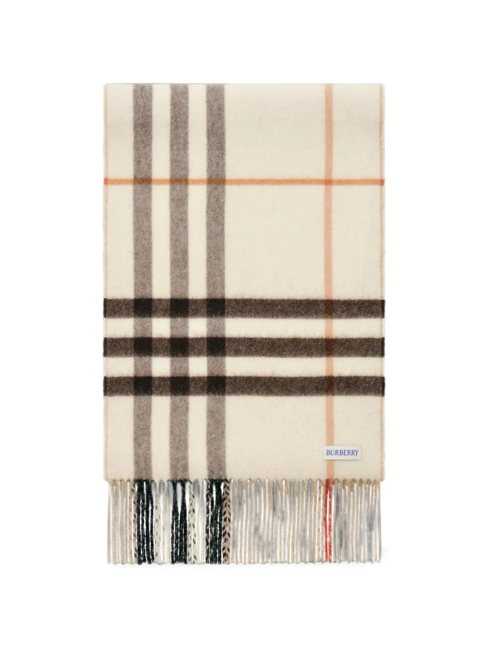 Tan scarf, front view