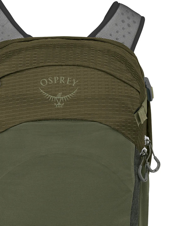 Green bag, front view