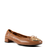 Brown shoes, front view