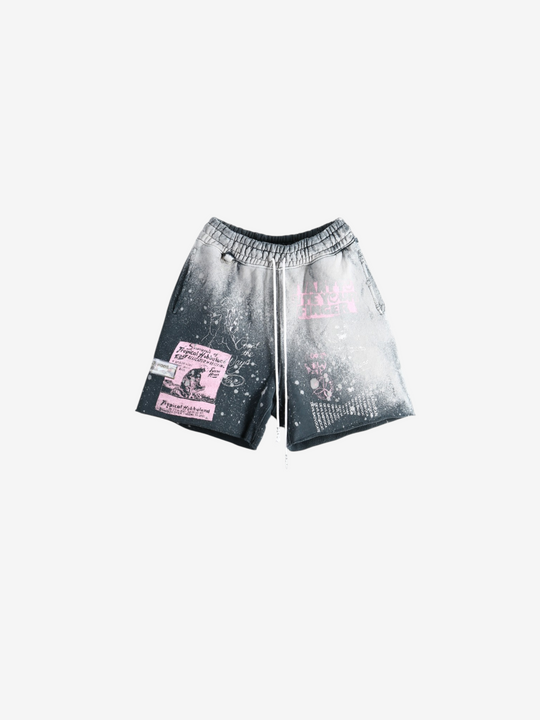 Black shorts, front view