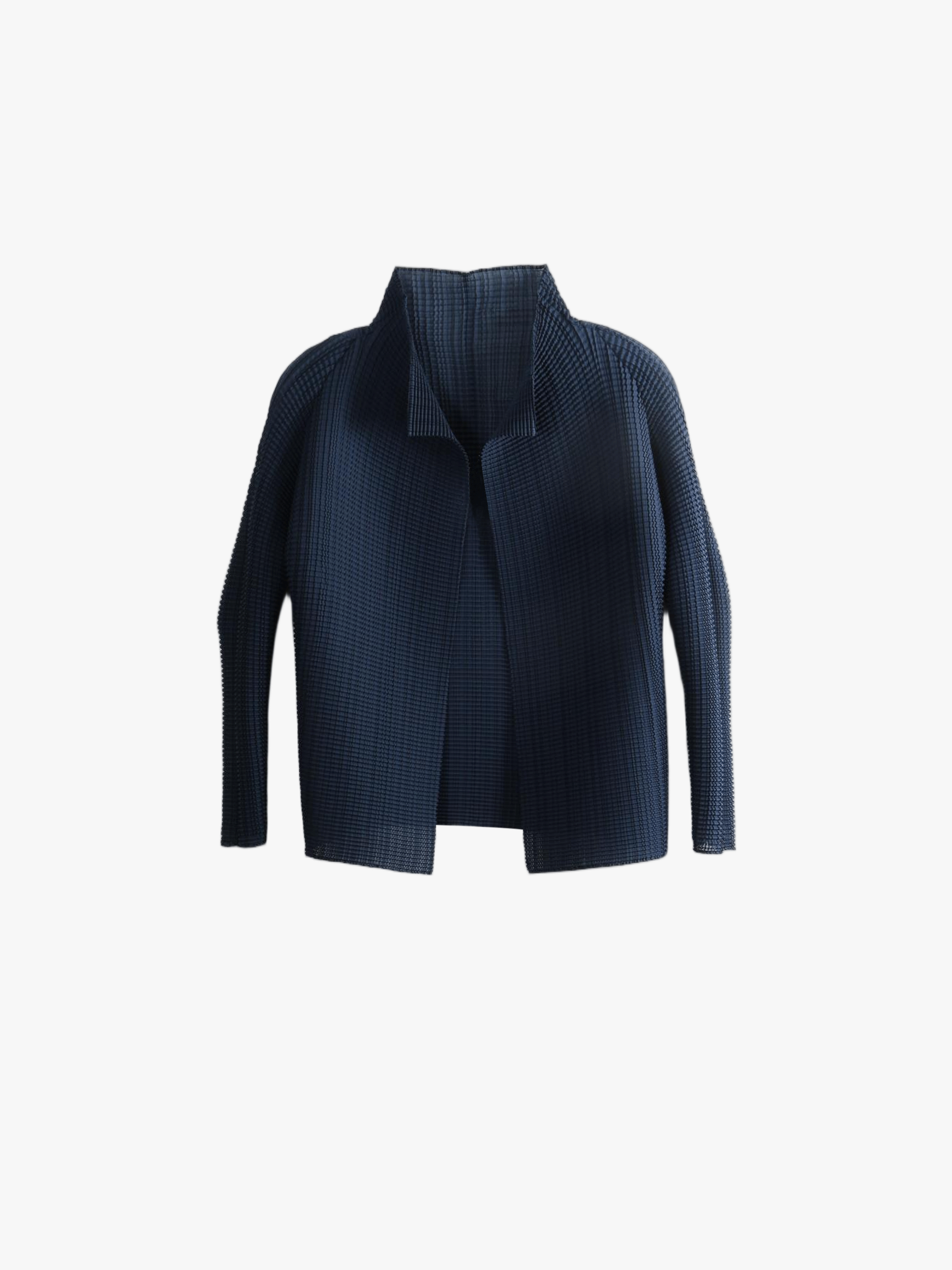Navy shirt, front view