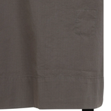 Close up of grey shirt, showing texture of the cotton fabric