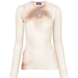 Tan top, front view