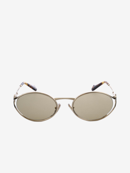 Tan eyewear, front view
