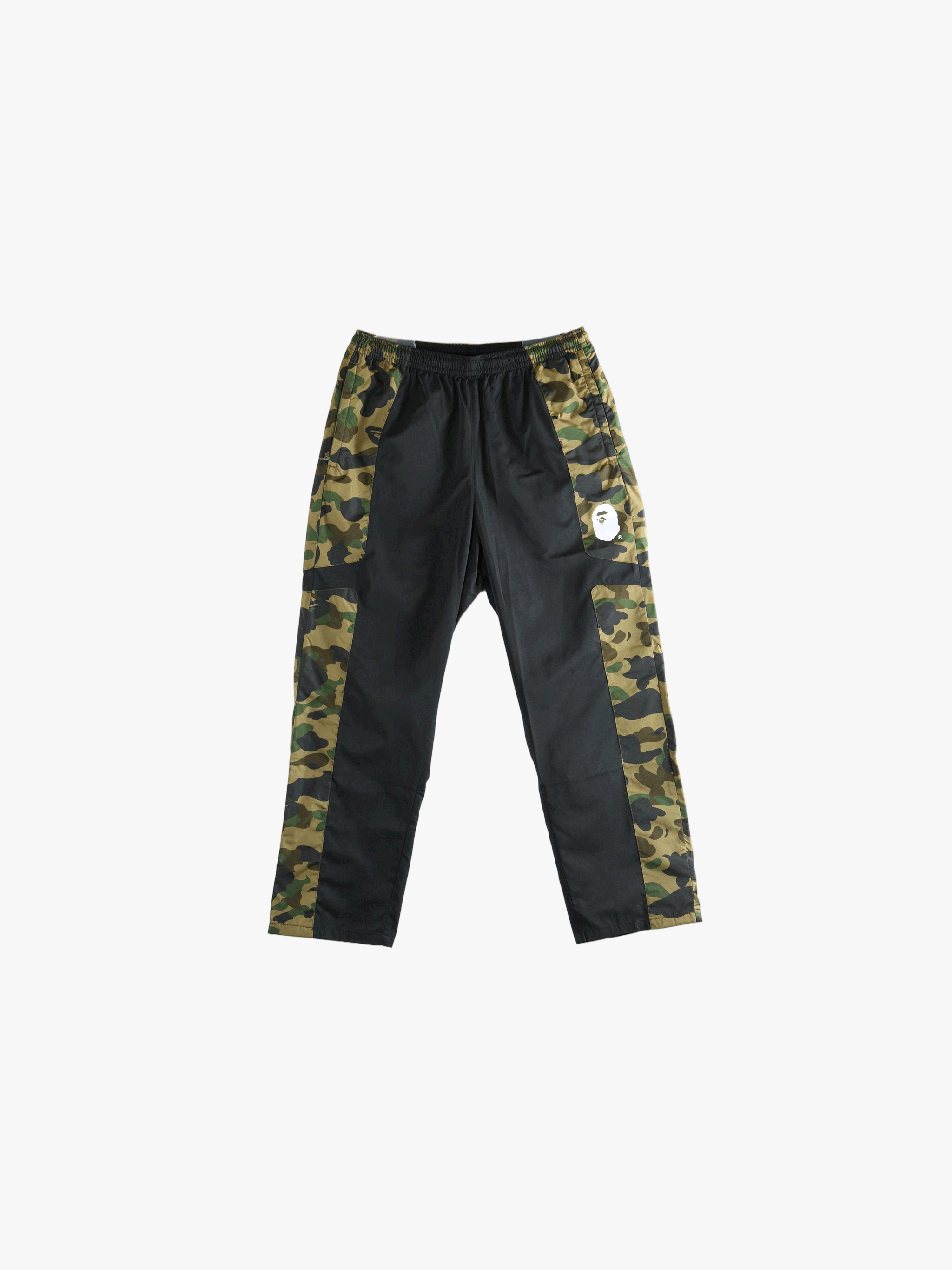 Green pants, front view