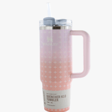 Pink product, front view