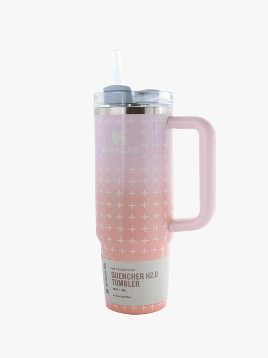 Pink product, front view
