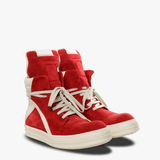 Red sneaker, side view
