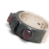 PARTS OF FOUR - Sistema Ring (Terrestrial Surfaced, 3 Winza Sapphires, 9mm, MA+KA+WIS)