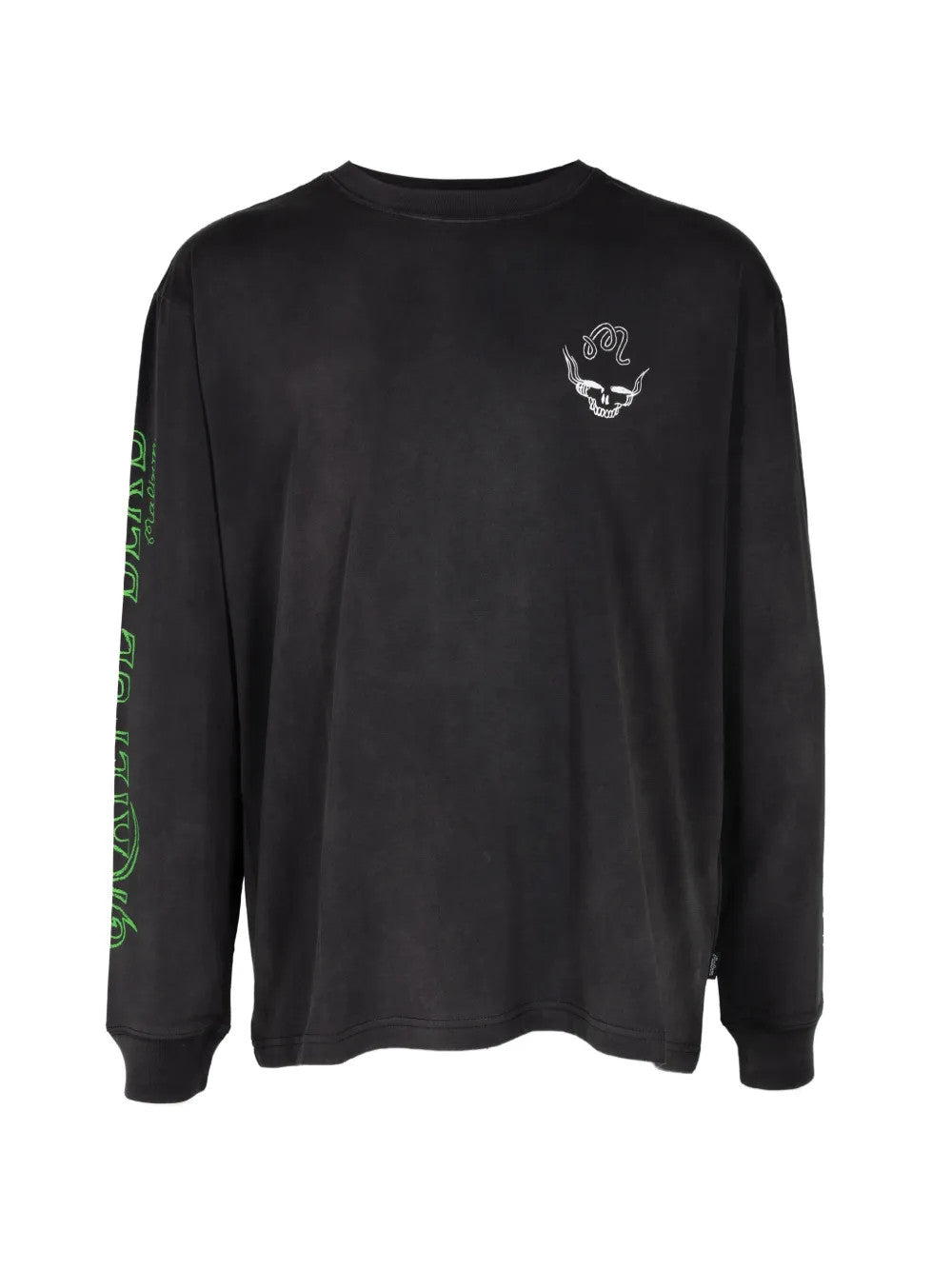 Black t-shirt, front view