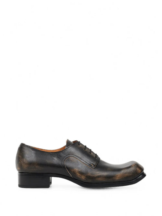 Black shoes, side view
