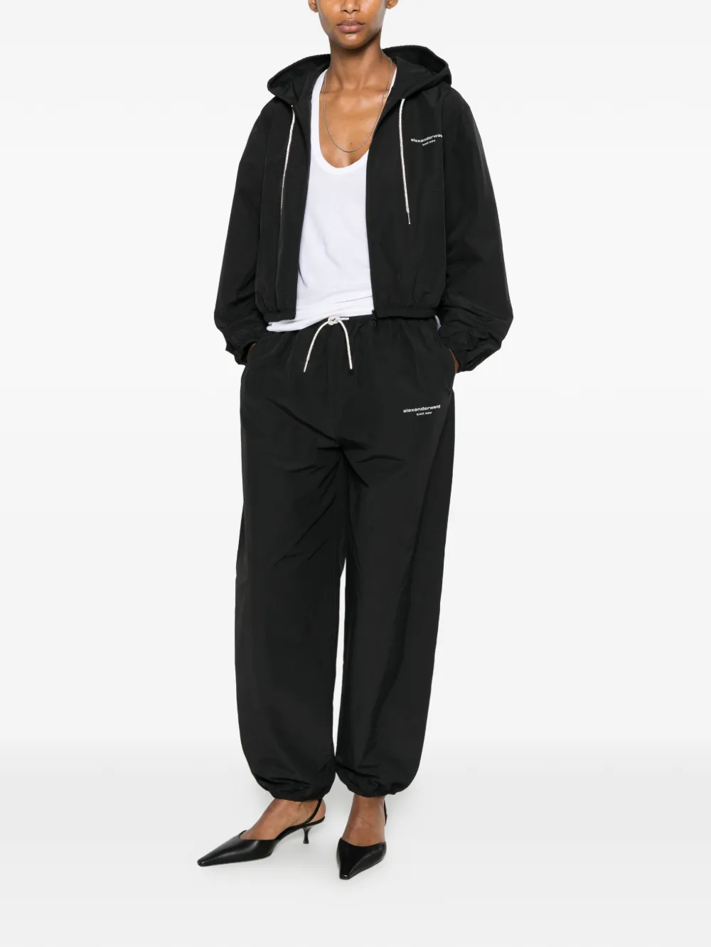 Black jacket, full body view