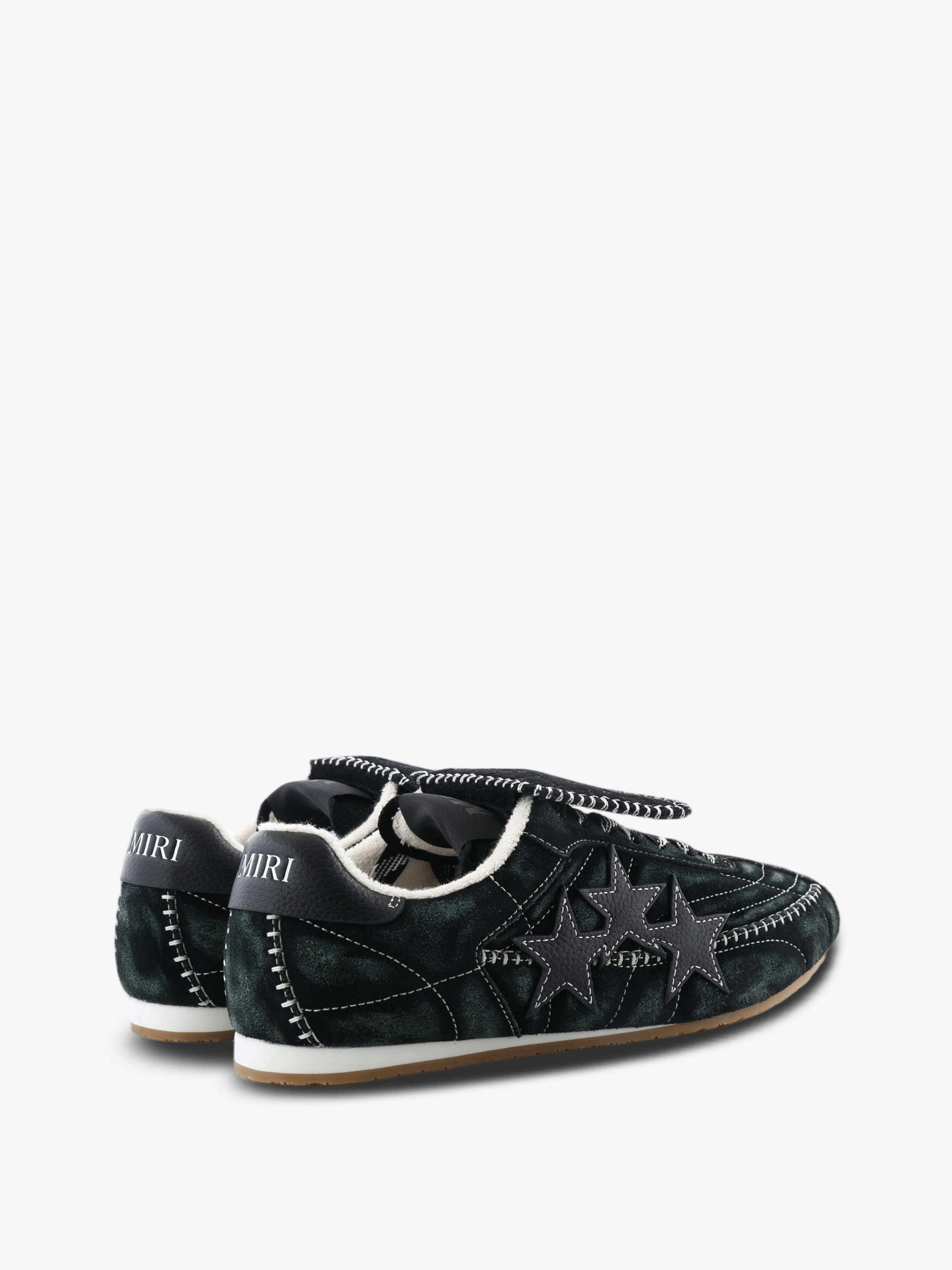 Black shoes, back view