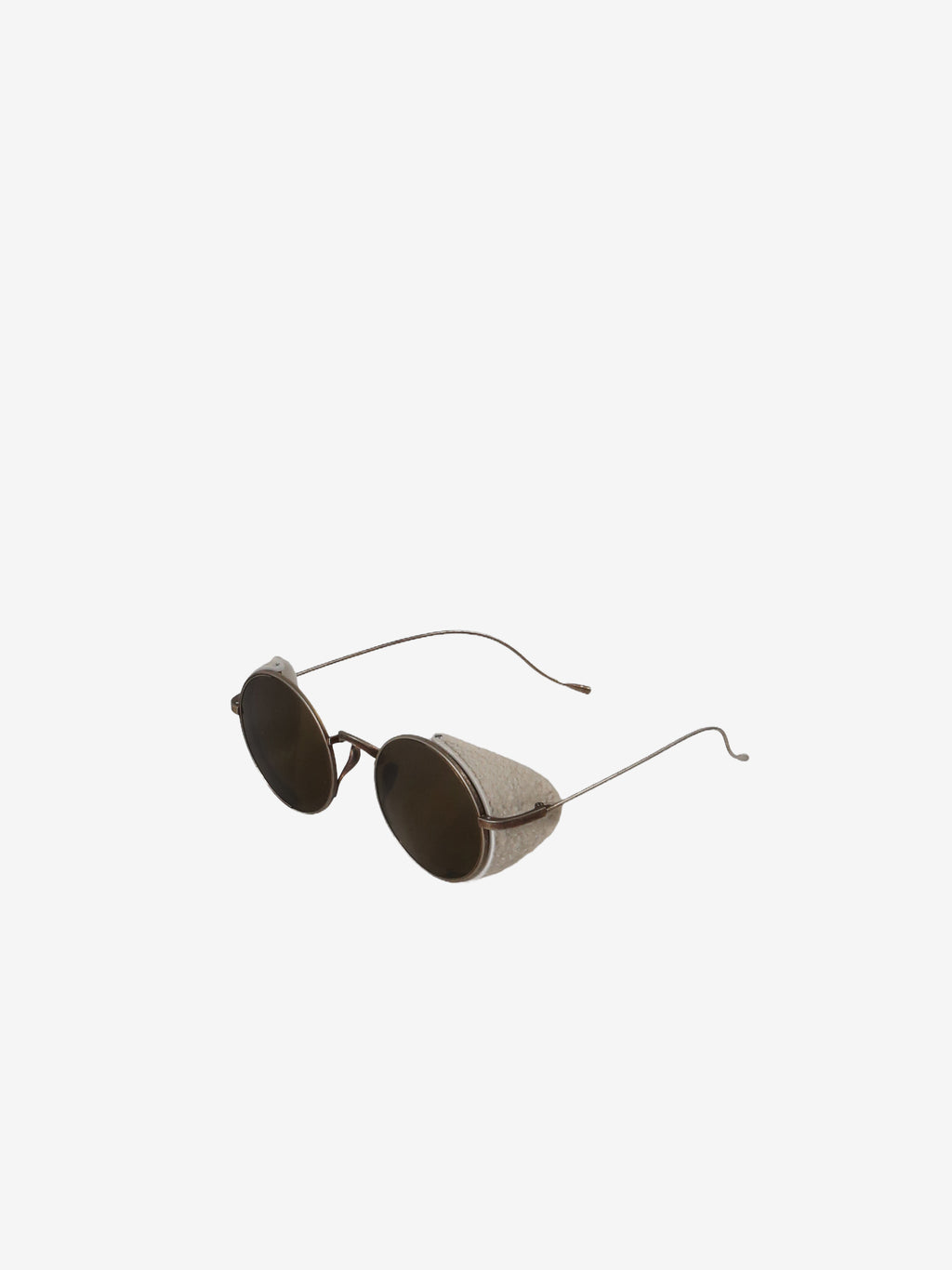 RIGARDS X UMA WANG Stainless Steel Sunglasses Vintage Gold/Bronze Lens/Matte