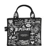 Black bag, back view