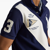 Close up of Blue shirt, showing texture of the cotton fabric